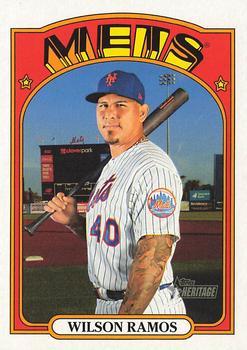 #417 Wilson Ramos - New York Mets - 2021 Topps Heritage Baseball