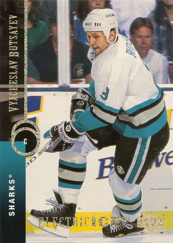 #417 Vyacheslav Butsayev - San Jose Sharks - 1994-95 Upper Deck Hockey - Electric Ice