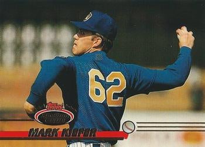 #417 Mark Kiefer - Milwaukee Brewers - 1993 Stadium Club Baseball