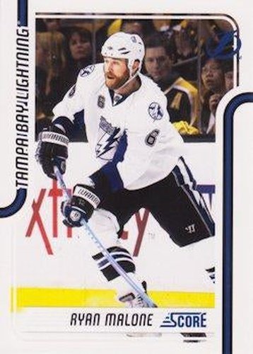 #417 Ryan Malone - Tampa Bay Lightning - 2011-12 Score Hockey