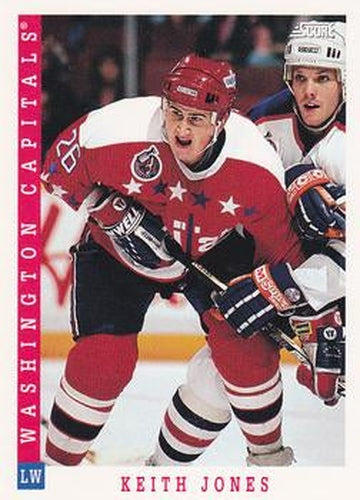 #417 Keith Jones - Washington Capitals - 1993-94 Score Canadian Hockey