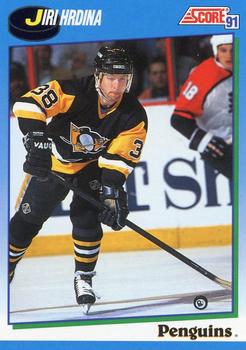 #418 Jiri Hrdina - Pittsburgh Penguins - 1991-92 Score Canadian Hockey