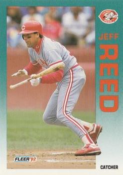 #418 Jeff Reed - Cincinnati Reds - 1992 Fleer Baseball