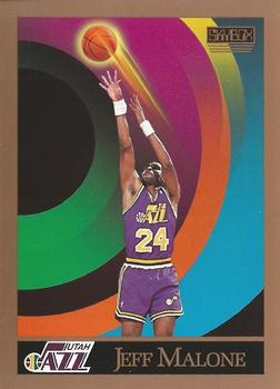 #418 Jeff Malone - Utah Jazz - 1990-91 SkyBox Basketball