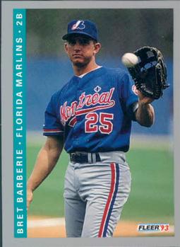 #418 Bret Barberie - Florida Marlins - 1993 Fleer Baseball