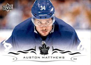 #418 Auston Matthews - Toronto Maple Leafs - 2018-19 Upper Deck Hockey