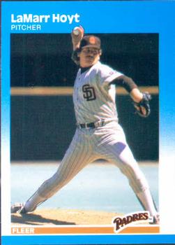 #418 LaMarr Hoyt - San Diego Padres - 1987 Fleer Baseball