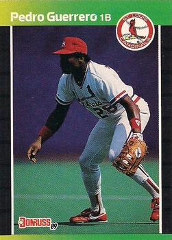 #418 Pedro Guerrero - St. Louis Cardinals - 1989 Donruss Baseball