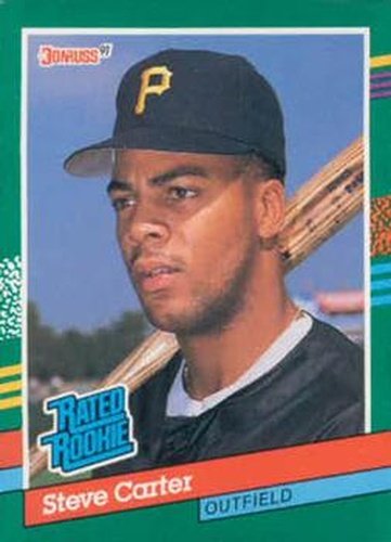 #418 Steve Carter - Pittsburgh Pirates - 1991 Donruss Baseball