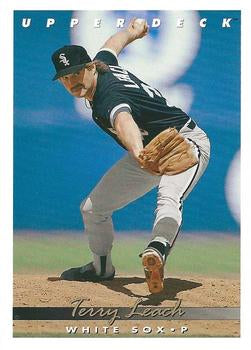 #418 Terry Leach - Chicago White Sox - 1993 Upper Deck Baseball