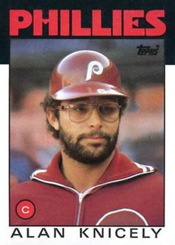 #418 Alan Knicely - Philadelphia Phillies - 1986 Topps Baseball