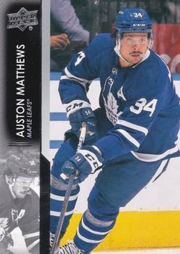 #418 Auston Matthews - Toronto Maple Leafs - 2021-22 Upper Deck Hockey