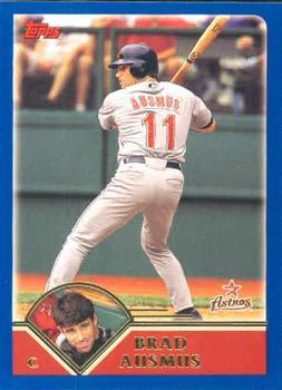 #418 Brad Ausmus - Houston Astros - 2003 Topps Baseball