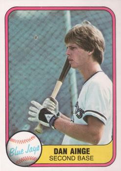 #418 Dan Ainge - Toronto Blue Jays - 1981 Fleer Baseball