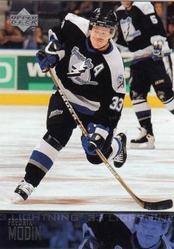 #418 Fredrik Modin - Tampa Bay Lightning - 2003-04 Upper Deck Hockey
