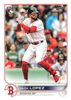 #418 Jack Lopez - Boston Red Sox - 2022 Topps Baseball