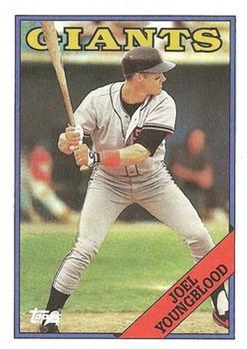 #418 Joel Youngblood - San Francisco Giants - 1988 Topps Baseball