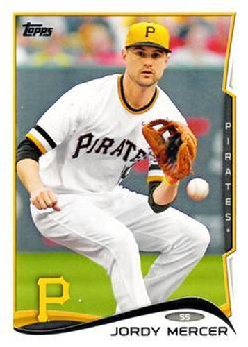 #418 Jordy Mercer - Pittsburgh Pirates - 2014 Topps Baseball