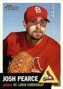 #418 Josh Pearce - St. Louis Cardinals - 2002 Topps Heritage Baseball