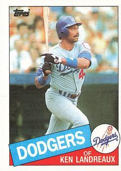 #418 Ken Landreaux - Los Angeles Dodgers - 1985 Topps Baseball