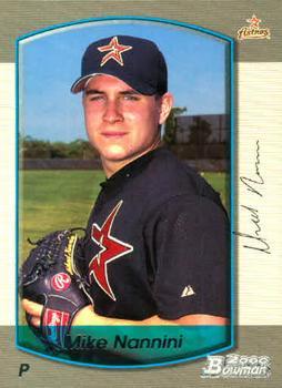 #418 Mike Nannini - Houston Astros - 2000 Bowman Baseball