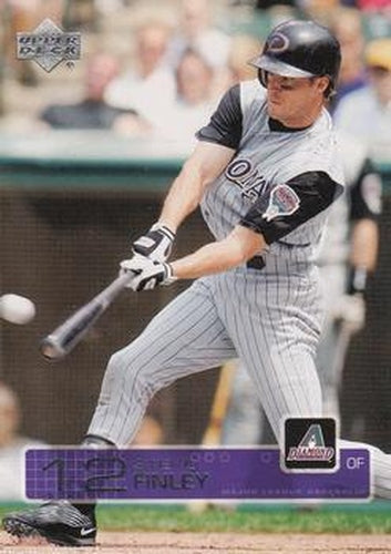 #418 Steve Finley - Arizona Diamondbacks - 2003 Upper Deck Baseball