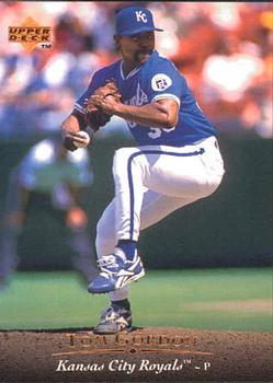 #418 Tom Gordon - Kansas City Royals - 1995 Upper Deck Baseball