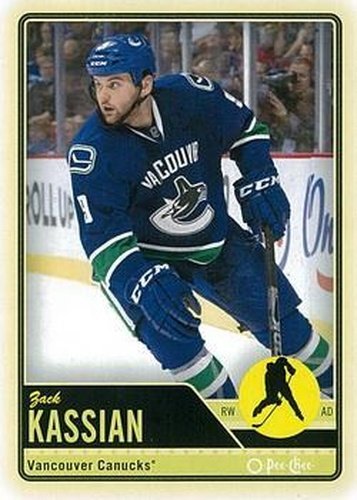 #418 Zack Kassian - Vancouver Canucks - 2012-13 O-Pee-Chee Hockey