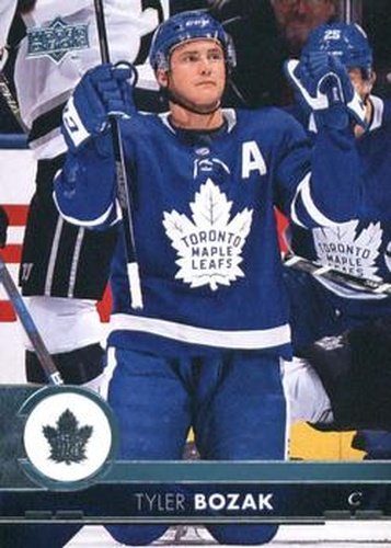 #418 Tyler Bozak - Toronto Maple Leafs - 2017-18 Upper Deck Hockey