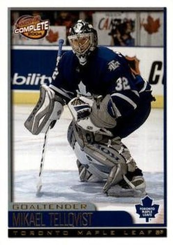 #418 Mikael Tellqvist - Toronto Maple Leafs - 2003-04 Pacific Complete Hockey