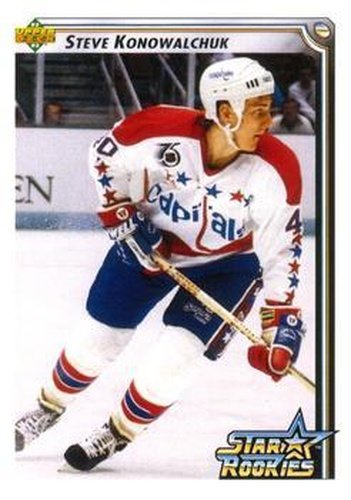 #418 Steve Konowalchuk - Washington Capitals - 1992-93 Upper Deck Hockey