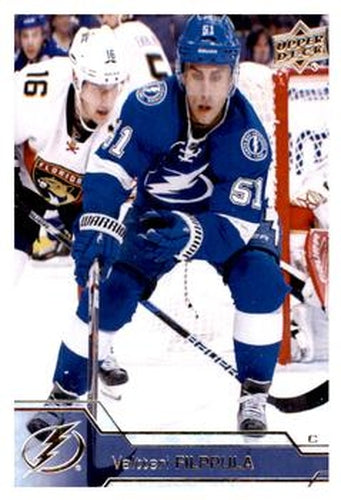 #418 Valtteri Filppula - Tampa Bay Lightning - 2016-17 Upper Deck Hockey