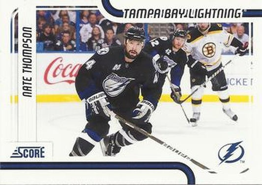 #418 Nate Thompson - Tampa Bay Lightning - 2011-12 Score Hockey