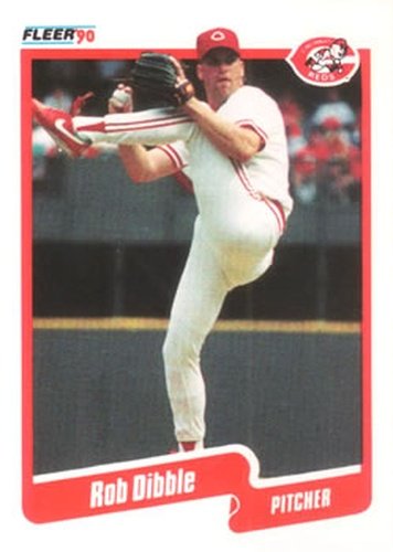 #418 Rob Dibble - Cincinnati Reds - 1990 Fleer USA Baseball