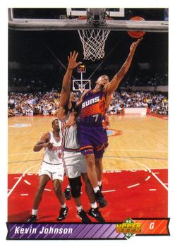 #418 Kevin Johnson - Phoenix Suns - 1992-93 Upper Deck Basketball