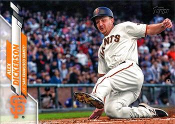 #418 Alex Dickerson - San Francisco Giants - 2020 Topps Baseball