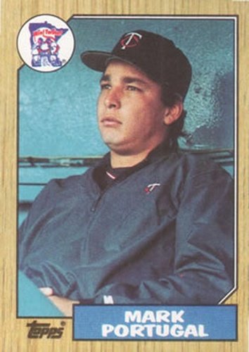 #419 Mark Portugal - Minnesota Twins - 1987 Topps Baseball