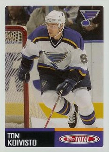 #419 Tom Koivisto - St. Louis Blues - 2002-03 Topps Total Hockey