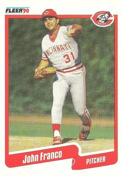 #419 John Franco - Cincinnati Reds - 1990 Fleer USA Baseball