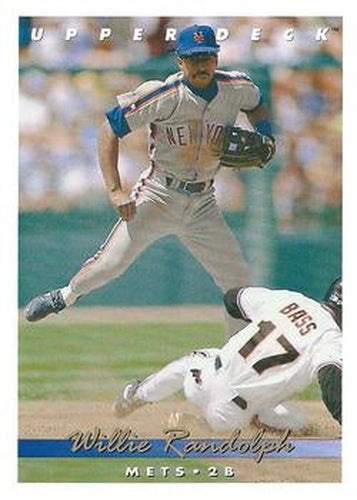 #419 Willie Randolph - New York Mets - 1993 Upper Deck Baseball