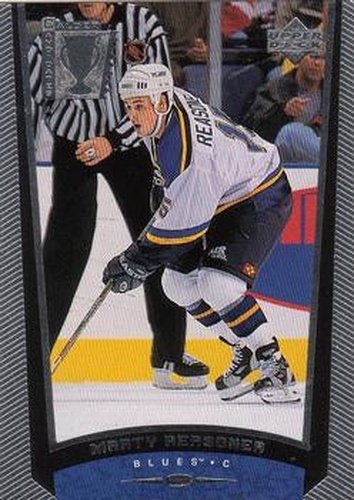 #419 Marty Reasoner - St. Louis Blues - 1998-99 Upper Deck Hockey