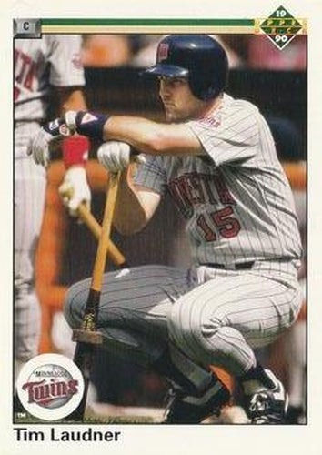 #419 Tim Laudner - Minnesota Twins - 1990 Upper Deck Baseball