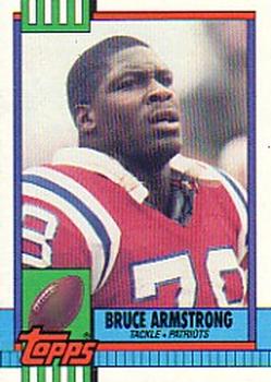 #419 Bruce Armstrong - New England Patriots - 1990 Topps Football