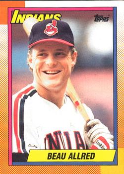 #419 Beau Allred - Cleveland Indians - 1990 O-Pee-Chee Baseball