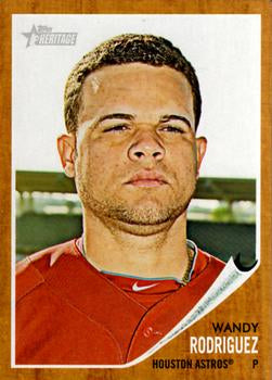 #419 Wandy Rodriguez - Houston Astros - 2011 Topps Heritage Baseball