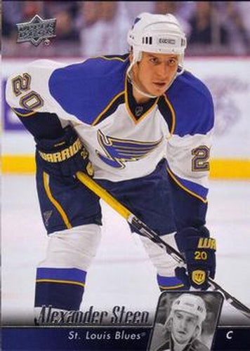 #419 Alexander Steen - St. Louis Blues - 2010-11 Upper Deck Hockey