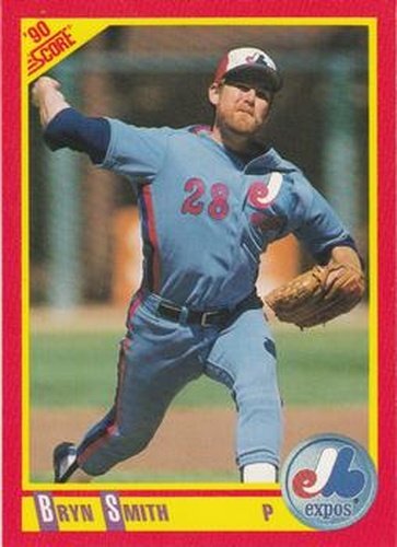 #419 Bryn Smith - Montreal Expos - 1990 Score Baseball