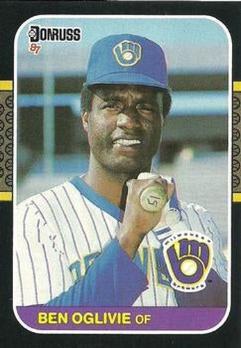 #419 Ben Oglivie - Milwaukee Brewers - 1987 Donruss Baseball