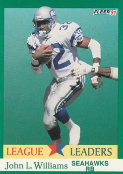 #419 John L. Williams - Seattle Seahawks - 1991 Fleer Football