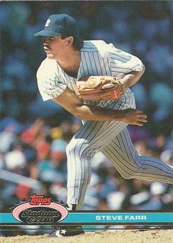 #419 Steve Farr - New York Yankees - 1991 Stadium Club Baseball